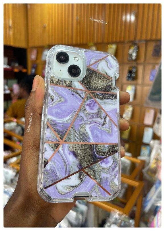 PURPLE GREEN 3IN1 MARBLE CASE Armor Case PHONE CASES 5