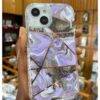 PURPLE GREEN 3IN1 MARBLE CASE Armor Case PHONE CASES 9