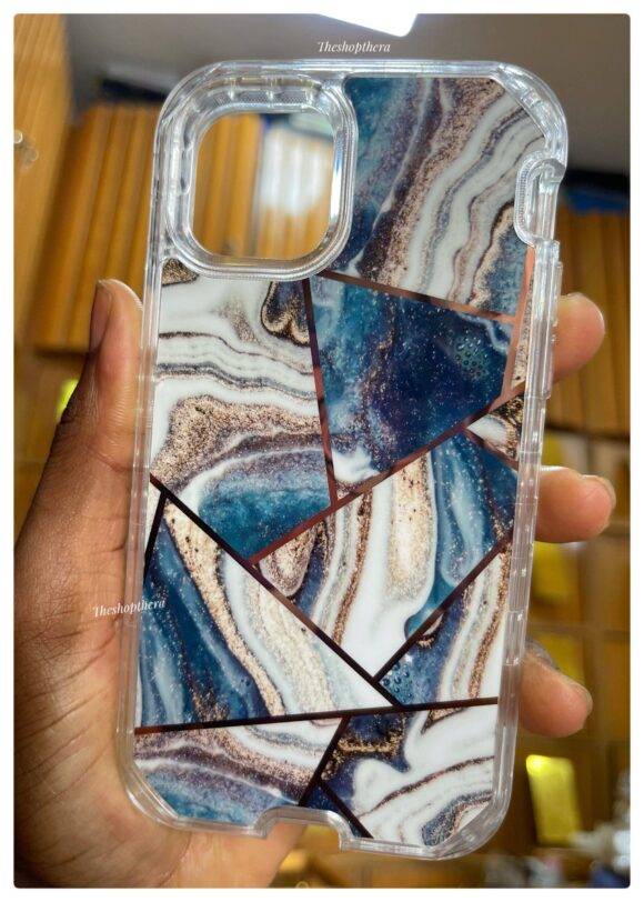 GREEN GOLD GEOMETRIC 3IN1 MARBLE CASE 3D Cases PHONE CASES 2