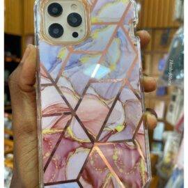 GOLD PINK GEOMETRIC 3IN1 MARBLE CASE 3-in-1 case PHONE CASES 2