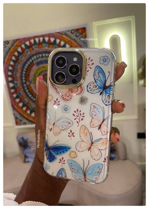 2IN1 BLUE BUTTERFLY CASE Armor Case PHONE CASES 4