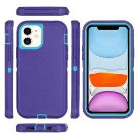 PURPLE BLUE 3IN1 SHOCKPROOF CASE Armor Case PHONE CASES