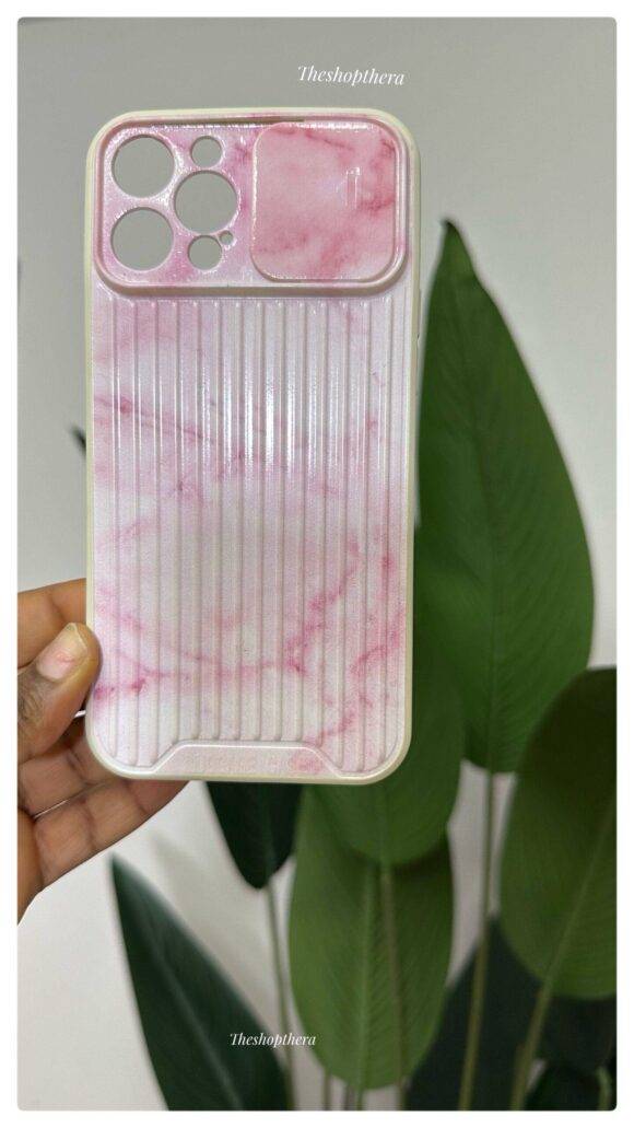 PINK CAMERA PROTECTOR MARBLE CASE Basic Protection PHONE CASES 2