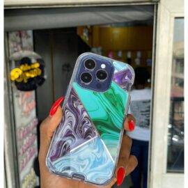 PURPLE GREEN GEOMETRIC 3IN1 MARBLE CASE Armor Case PHONE CASES 2