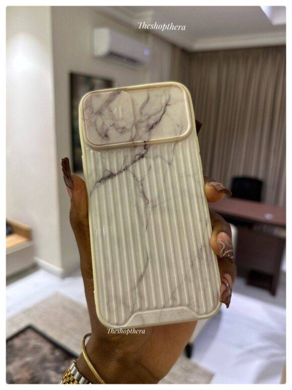 WHITE CAMERA PROTECTOR MARBLE CASE Basic Protection PHONE CASES 7