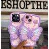 PURPLE 3D BUTTERFLY CASE 3D Cases PHONE CASES 11