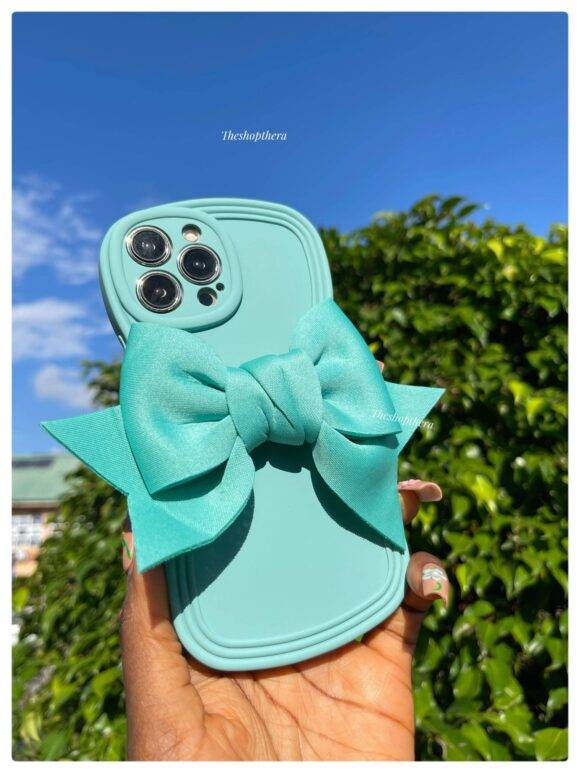MINT GREEN BOW CASE Basic Protection PHONE CASES 3
