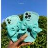 MINT GREEN BOW CASE Basic Protection PHONE CASES 7