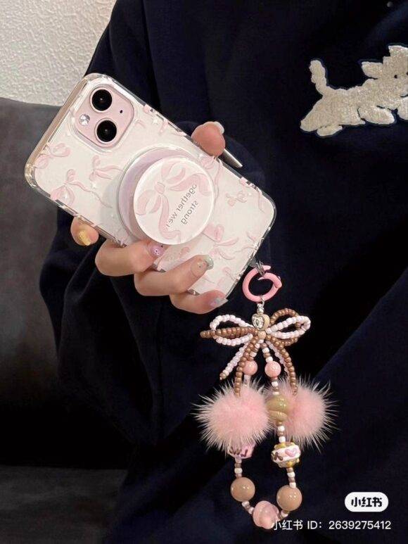 PINK TOGETHER CHARM CASE 3D Cases PHONE CASES 2
