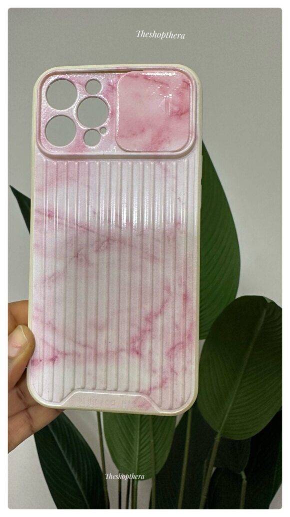 PINK CAMERA PROTECTOR MARBLE CASE Basic Protection PHONE CASES 4