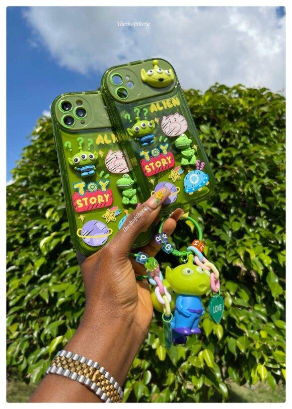 GREEN TOY STORY CASE Basic Protection PHONE CASES 3