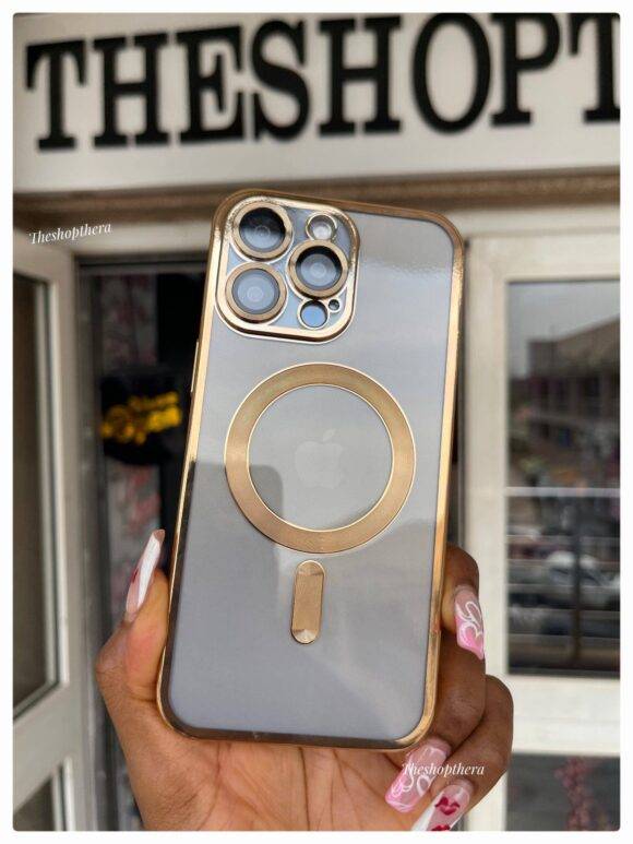 GOLD ELECTROPLATED CAMERA MAGSAFE CASE Basic Protection PHONE CASES 2