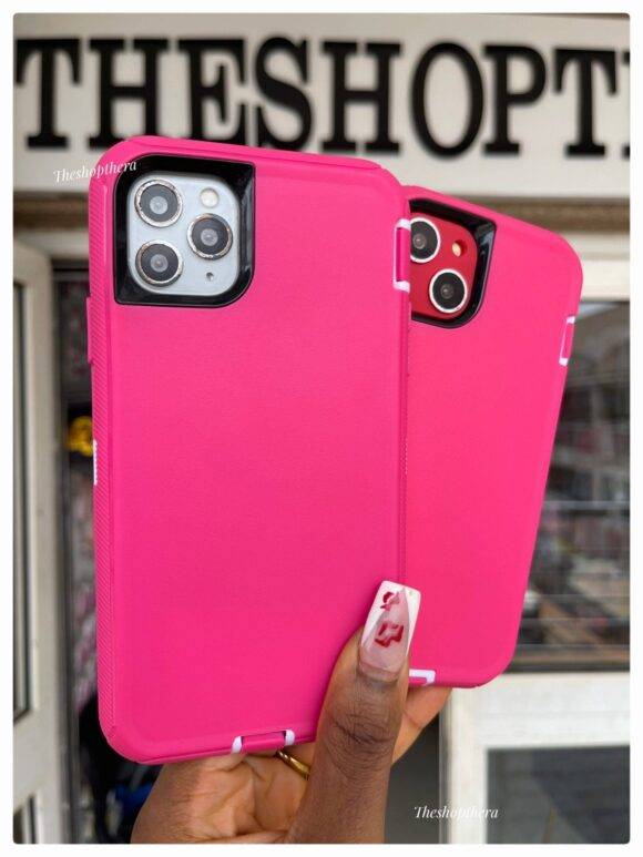 PINK WHITE 3IN1 SHOCKPROOF CASE Armor Case PHONE CASES 8
