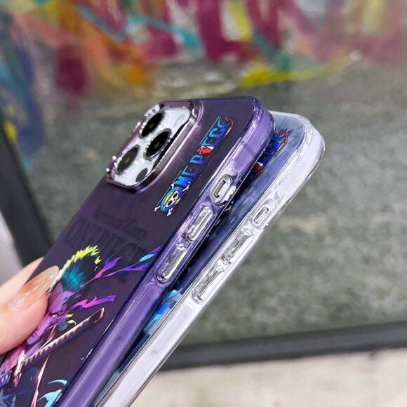 PURPLE RORONOA TPU CASE Animation case PHONE CASES 5