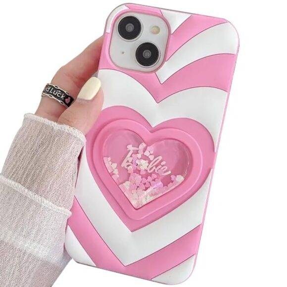 PINK WHITE BARBIE CASE Animation case PHONE CASES 7