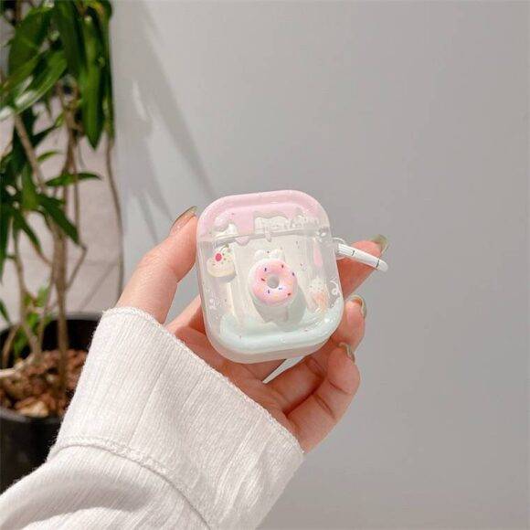 PINK DONUT AIRPOD CASE Cute AirPod cases AIRPOD 1/2 5