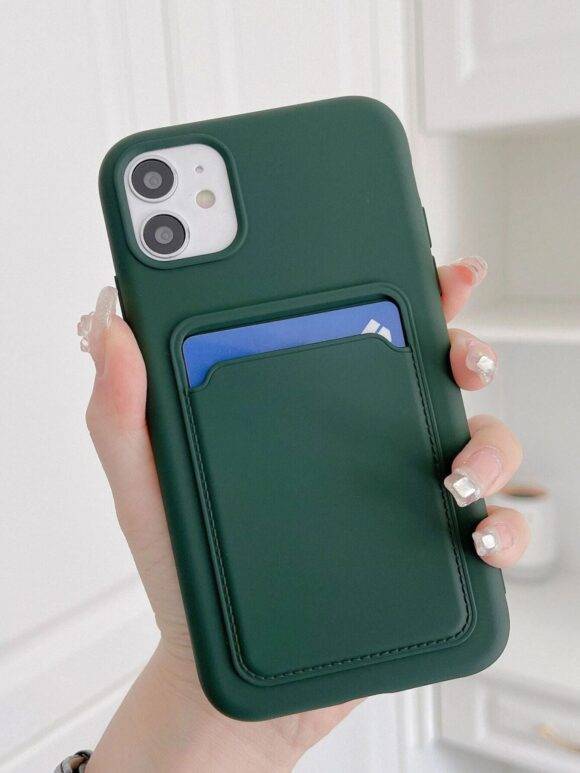 GREEN OPEN WALLET CASE green case PHONE CASES 2