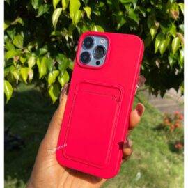 RED OPEN WALLET CASE Camera protector case PHONE CASES