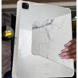 WHITE MARBLE  IPAD CASE 360 rotating iPad case IPAD