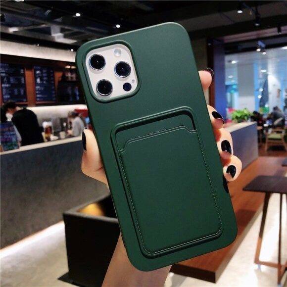 GREEN OPEN WALLET CASE green case PHONE CASES 3