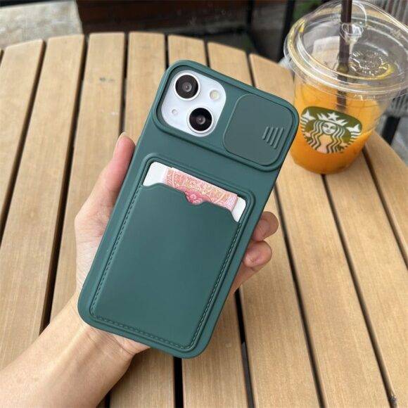 GREEN CAMERA WALLET CASE Camera protector case PHONE CASES 6