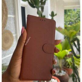 BROWN FLIP WALLET CASE brown case PHONE CASES