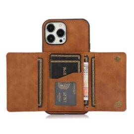 BROWN PADDED WALLET CASE brown case PHONE CASES 2