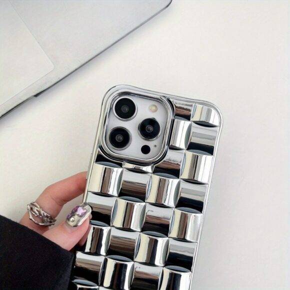 SILVER INTERWOVEN CASE Flexible case PHONE CASES 2