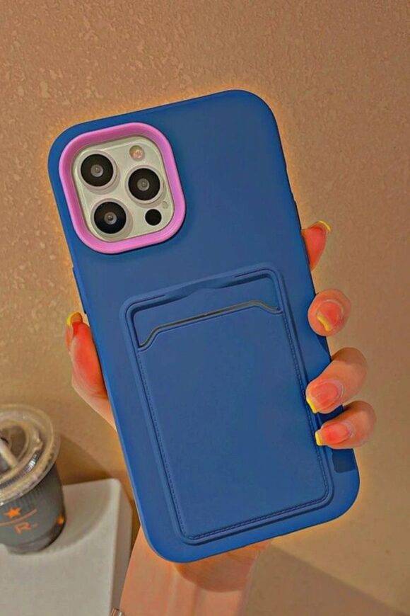 BLUE LILAC 2IN1 WALLET CASE Black case PHONE CASES 7