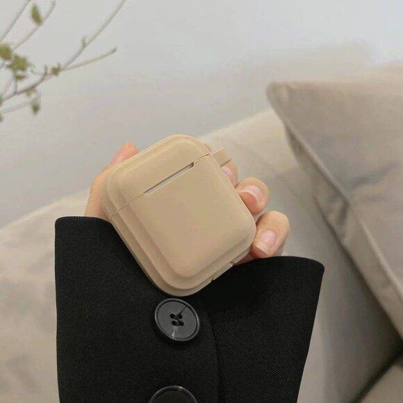 NUDE SOFT TPU AIRPOD CASE brown airpod case AIRPOD 1/2 3