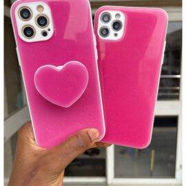 HOT PINK GLITTER LOVE CASE Basic Protection PHONE CASES 3