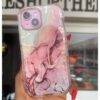 PINK WAVY 3IN1 MARBLE CASE Armor Case PHONE CASES 12