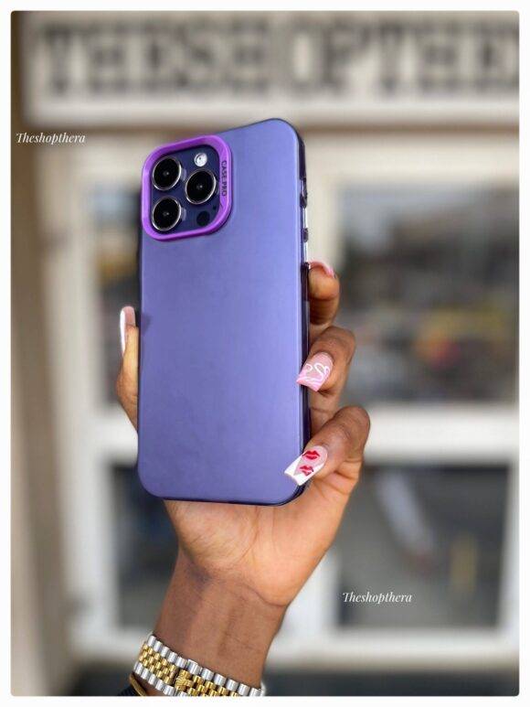 PURPLE HOLO TPU CASE Dark purple case PHONE CASES 4