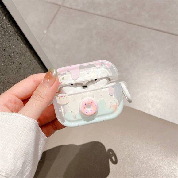 PINK DONUT AIRPOD CASE Cute AirPod cases AIRPOD 1/2 8