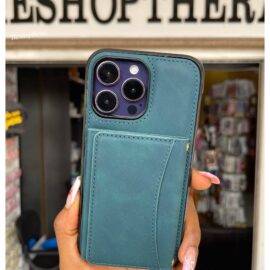 BLUE PADDED WALLET CASE Blue case PHONE CASES 2