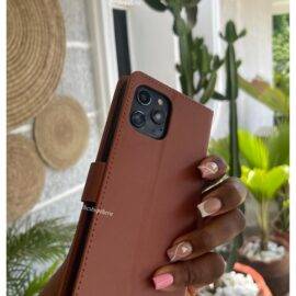 BROWN FLIP WALLET CASE brown case PHONE CASES 2