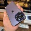 PURPLE ELECTROPLATED GLASS CASE Camera protector case PHONE CASES 6