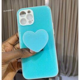 SIERRA BLUE GLITTER LOVE CASE Basic Protection PHONE CASES