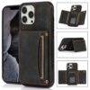 BLACK PADDED WALLET CASE Black case PHONE CASES 8