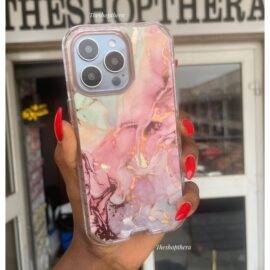 PINK WAVY 3IN1 MARBLE CASE Armor Case PHONE CASES 2