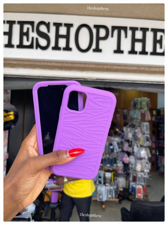 PURPLE 3IN1 WAVY  CASE 3-in-1 case PHONE CASES 7