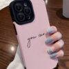 PINK YOU CAN SEE CASE Basic Protection PHONE CASES 8