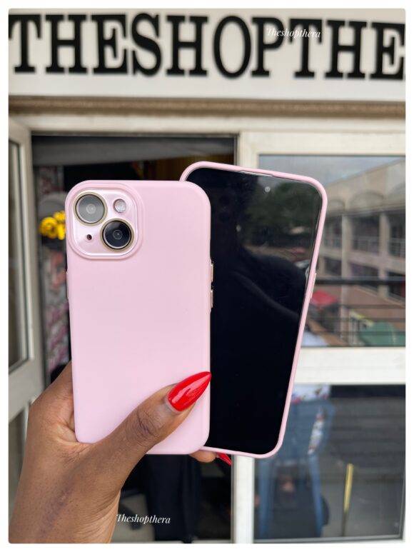 PINK CAMERA PROTECTOR SILICONE CASE Basic Protection PHONE CASES 4