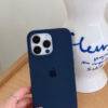 DARK BLUE OPEN SILICONE CASE Basic Protection PHONE CASES 7