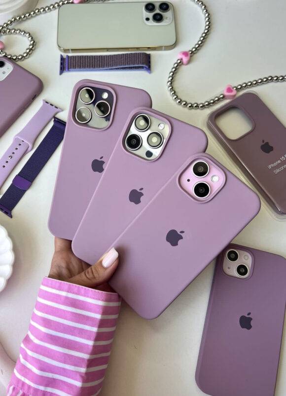 MAUVE OPEN SILICONE CASE Basic Protection PHONE CASES 2