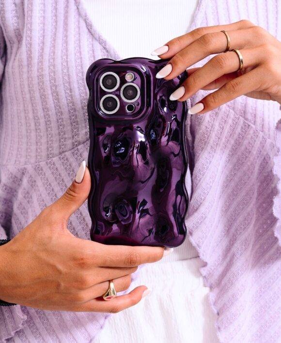 DARK PURPLE BUBBLE CASE Fancy Case PHONE CASES 2