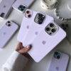 LIGHT LILAC OPEN SILICONE CASE Basic Protection PHONE CASES 8