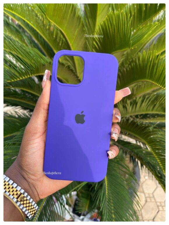 VIOLET OPEN SILICONE CASE Basic Protection PHONE CASES 4