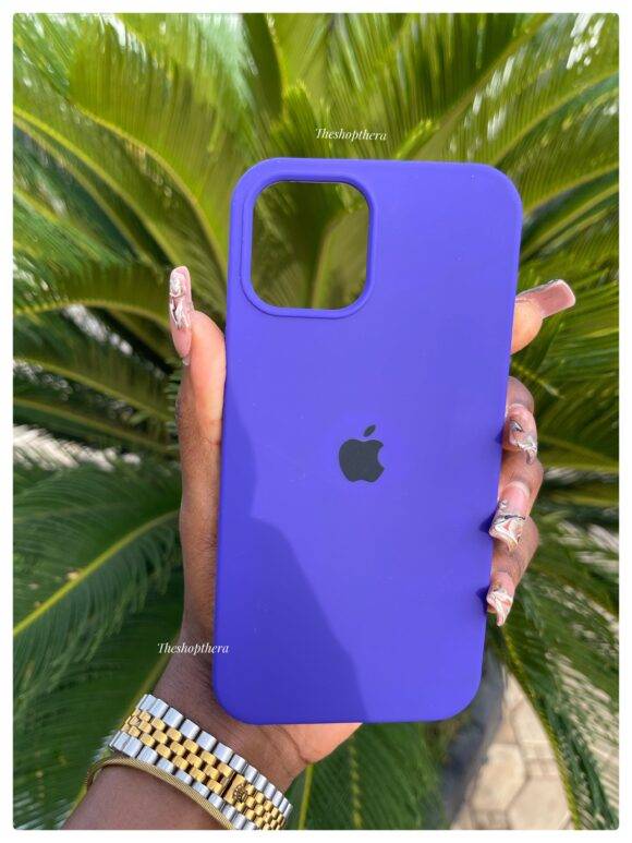 VIOLET OPEN SILICONE CASE Basic Protection PHONE CASES 5