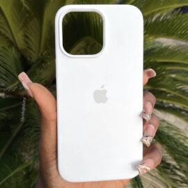 WHITE OPEN SILICONE CASE DIRT RESISTANT CASE PHONE CASES